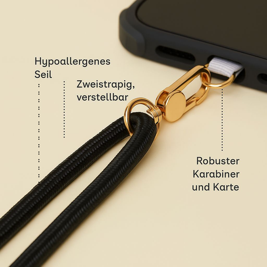 Handykette – Schwarz