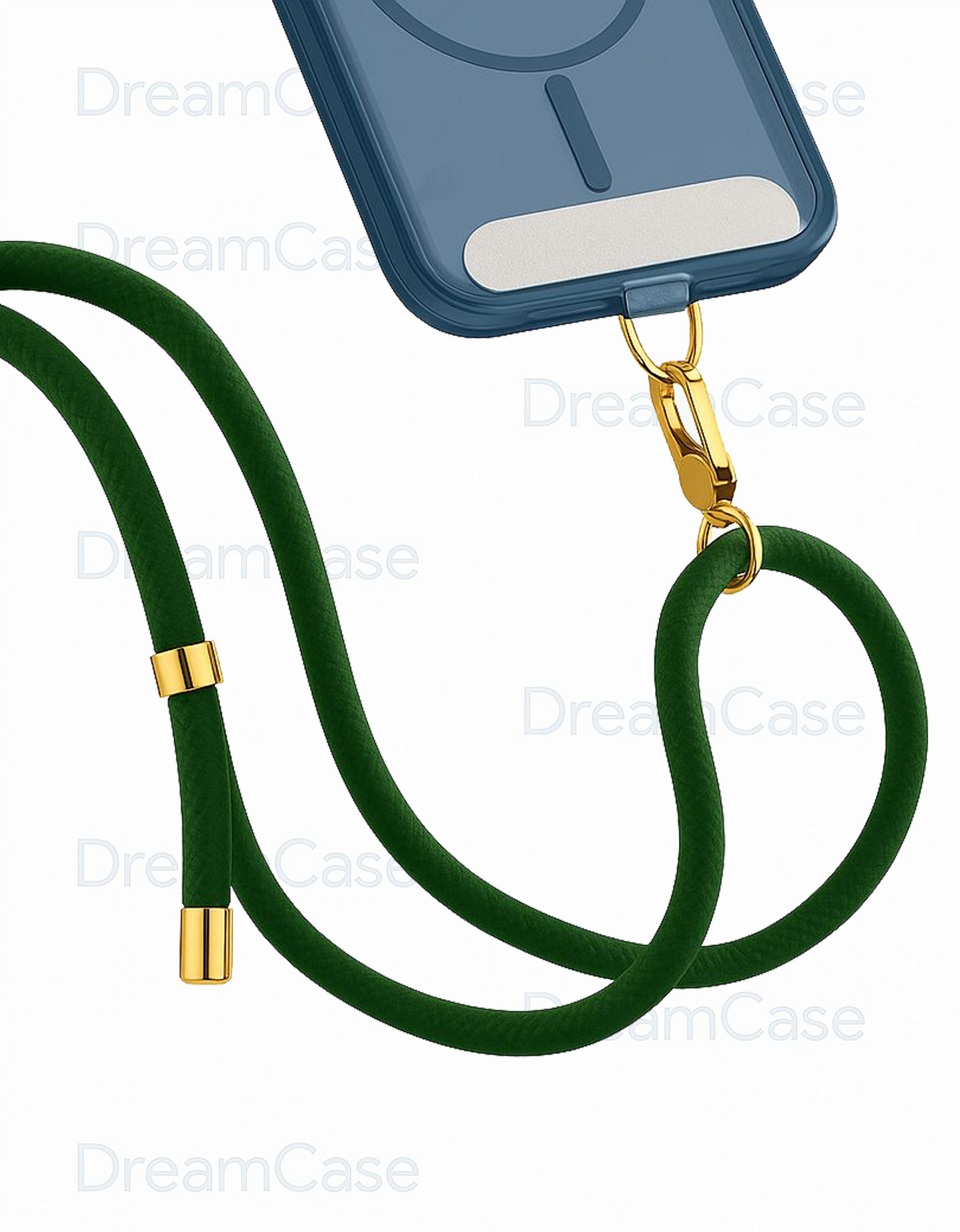Handykette- Dunkelgrün